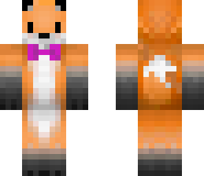 fox w purple headphones plus bowtie