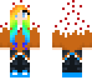 rainbow cake girl