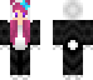 pink hair panda girl