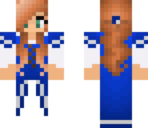 lady in blue