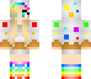 rainbow cake girl
