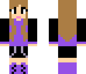 purple dj girl