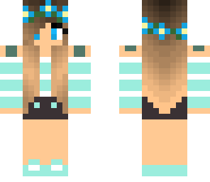 flower crown girl edit