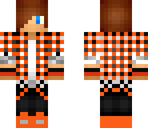 edited orange plaid teen