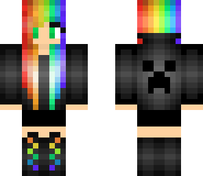 rainbow girl creeper second form