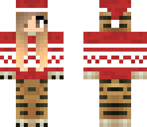 christmas girl tiger