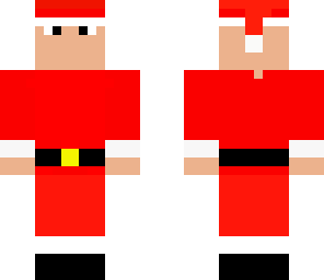little boy with santa