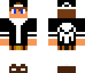 boy with skull and cap