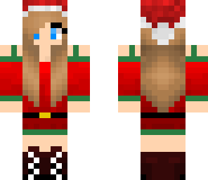 editied santa girl