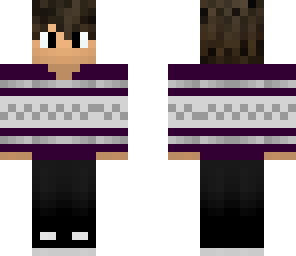 purple sweater