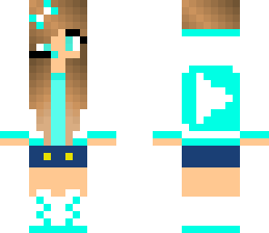 sky blue youtube girl