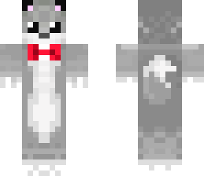 wolf w bowtie red