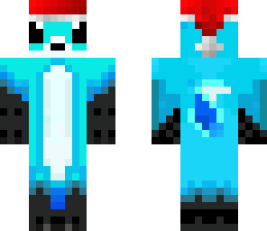blue christmas fox
