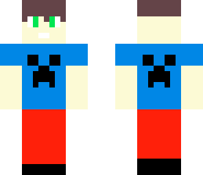 man with creeper shirt