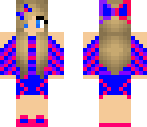 striped girl
