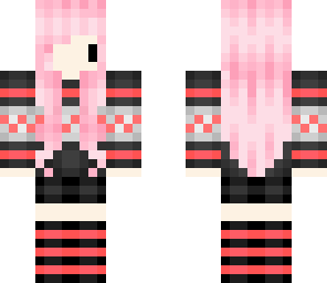 winter pink girl
