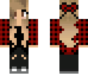 winter flannel girl