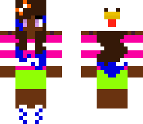 cute neon girl