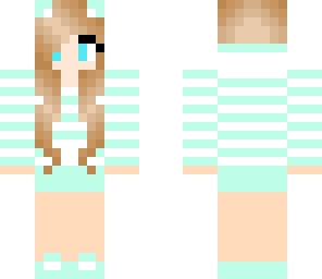 edited mint girl