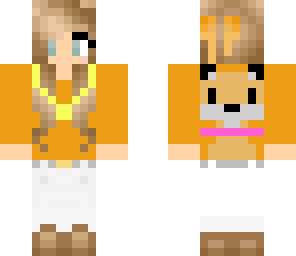 girl with a fox