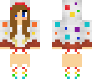cake girl brown hair