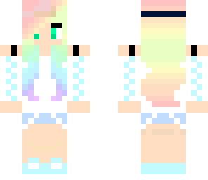 light colored rainbow girl