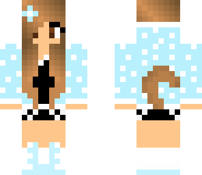 blue and whit