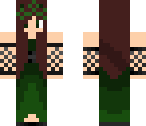 green prom wolf girl