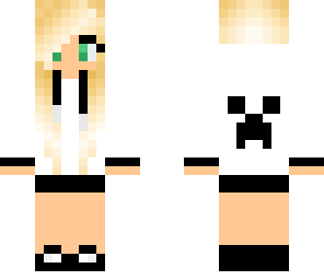cute creeper hoodie girl