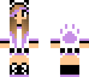 purple cat girl