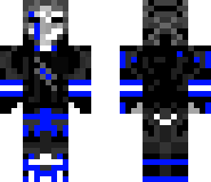 blue hooded assassin