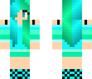 cute teal girl