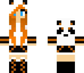 orange panda girl