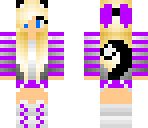 purple cat girl