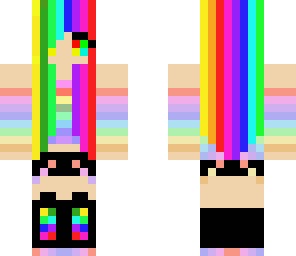 girl arcoiris