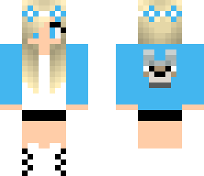 blue wolf girl