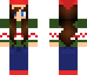 winter christmas sweater girl