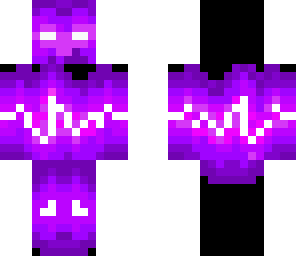 neon purple sonic enderman