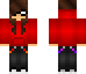 red hoodie