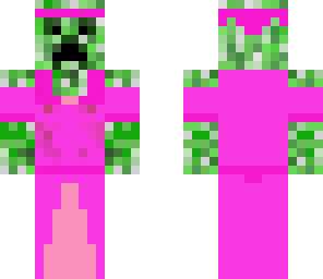pink dress creeper