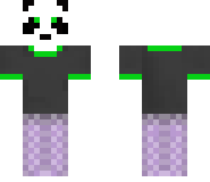 panda in pajamas
