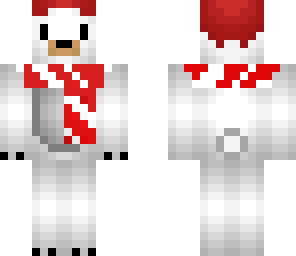 christmas polar bear