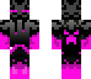 neon pink enderman