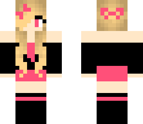 pink prom girl