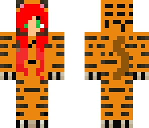 red hair tiger cutie