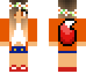 orange wolf girl