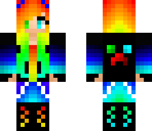 rainbow girl