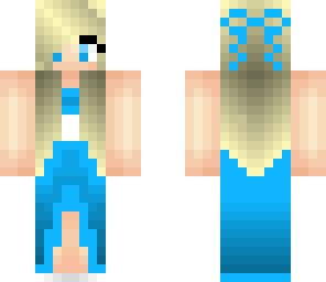 blue summer dress