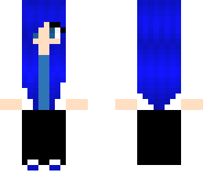 blue hair girl