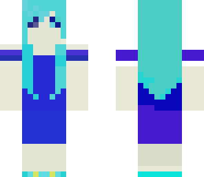girl in blu